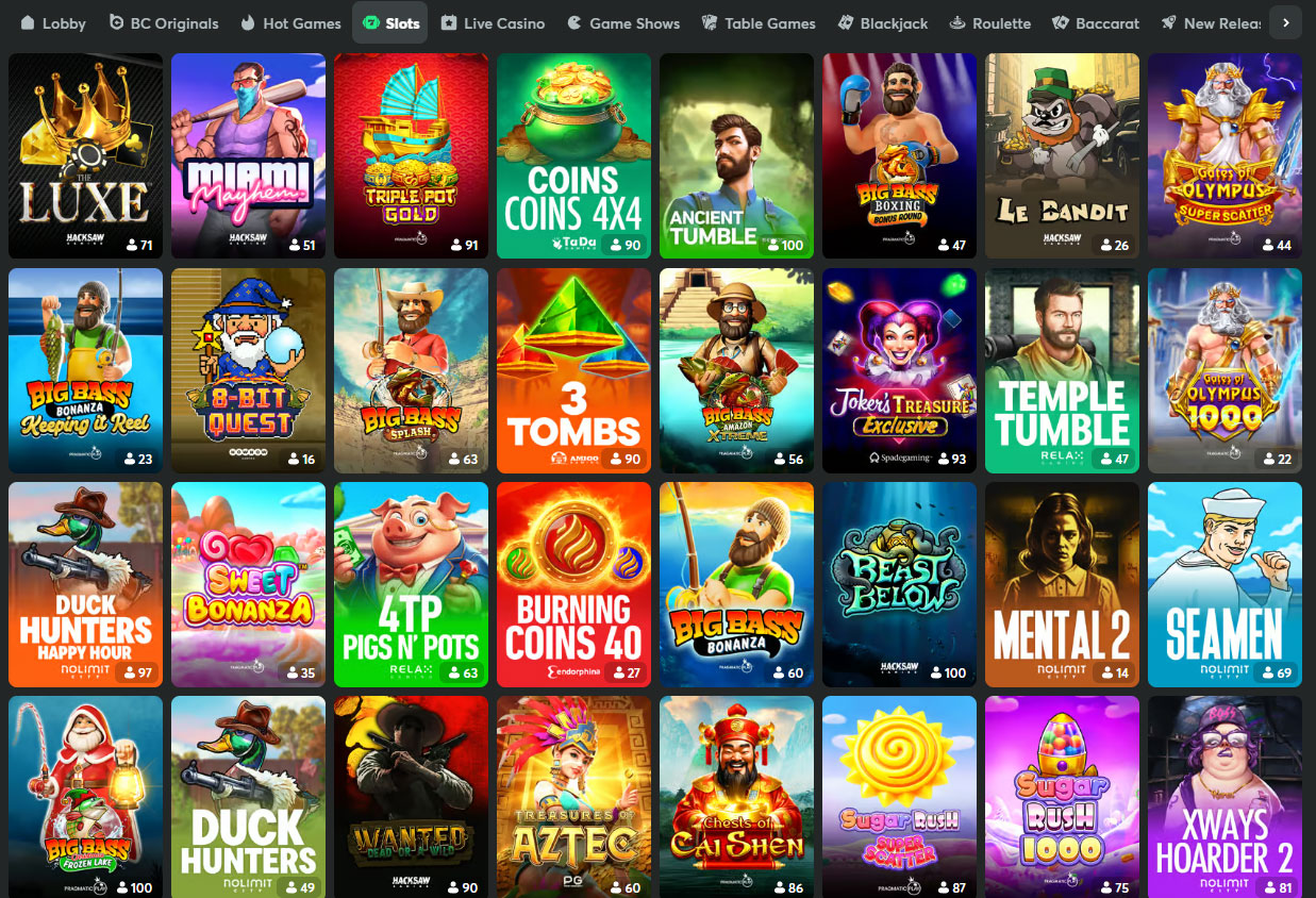 Slots do BC.Game Casino