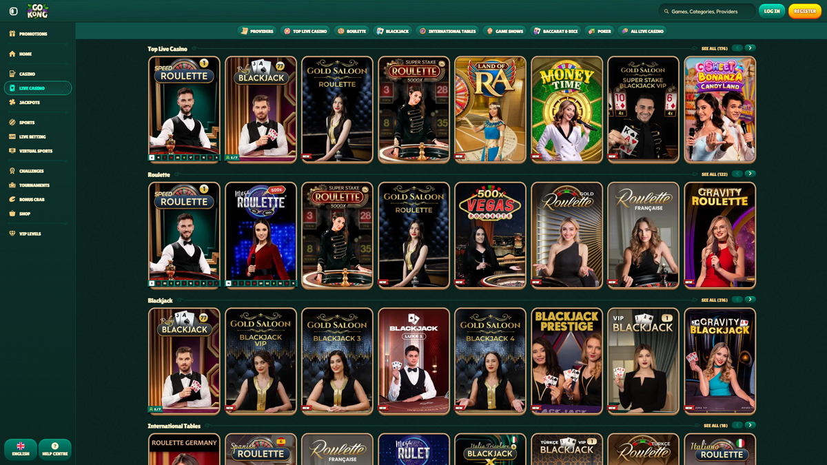 GoKong Casino Ao Vivo
