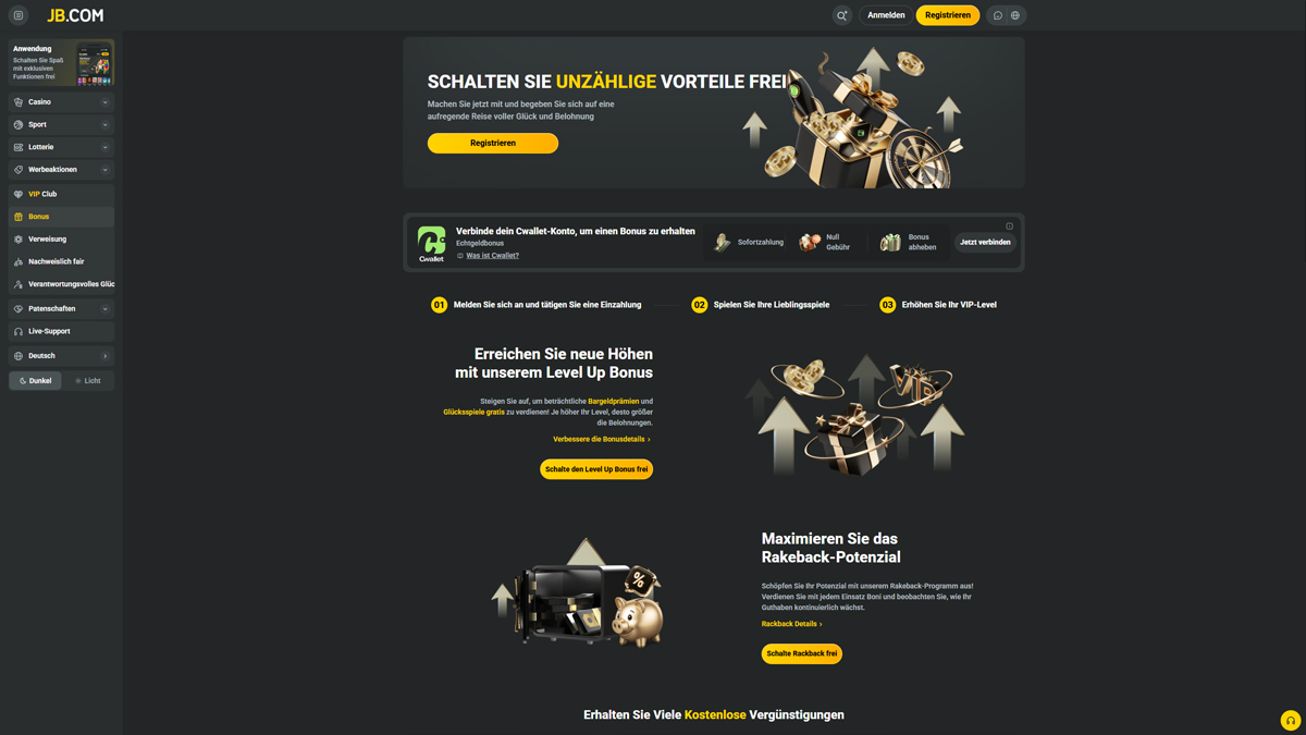 Bónus JB Casino