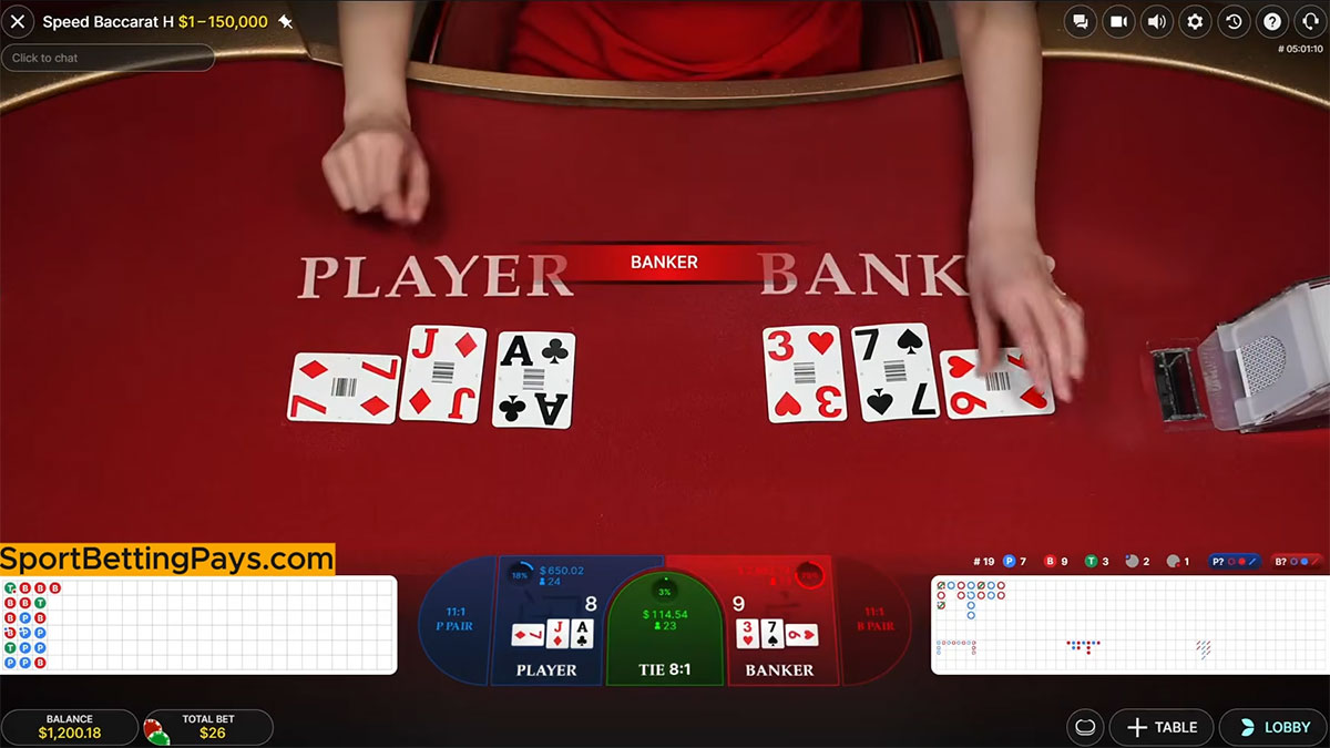 Bacará Ao Vivo Banqueiro