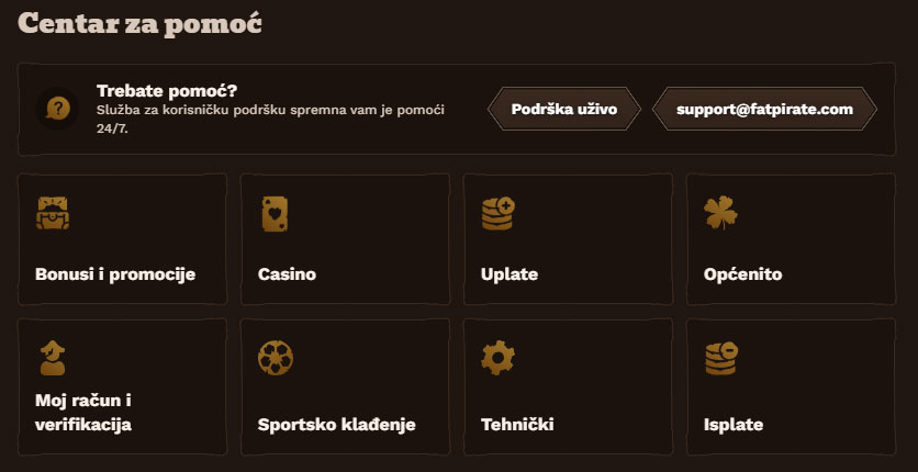 Centro de Ajuda do FatPirate Casino