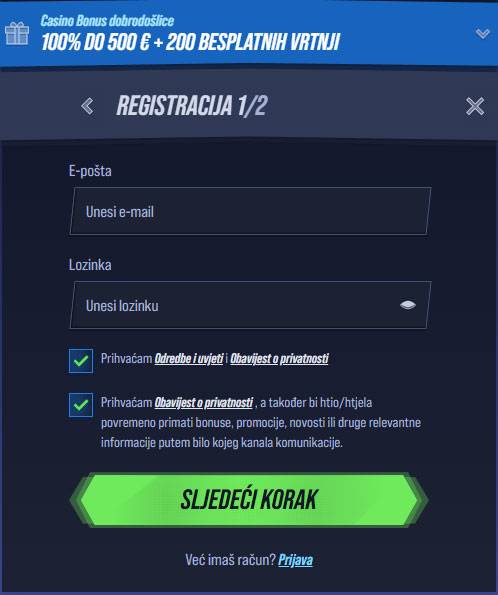 VegasHero-Casino-Register