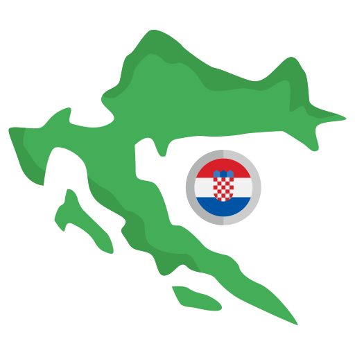croatia map