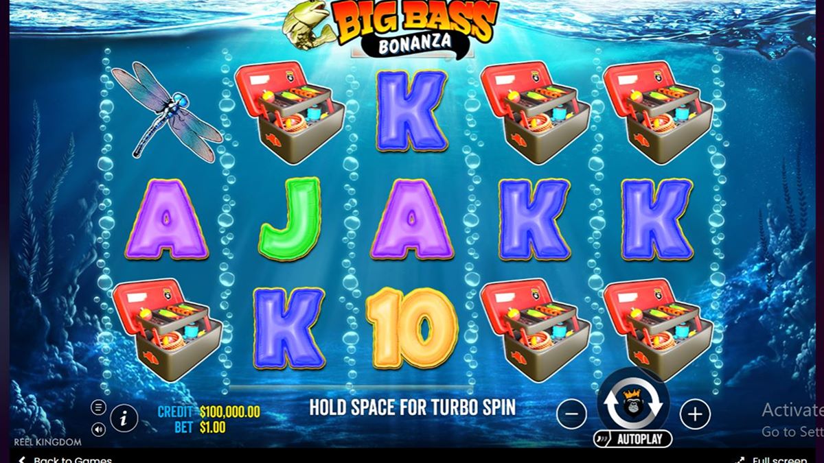 big bass bonanza base screen 1