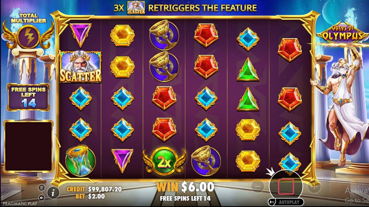 gates of olympus free spin 1