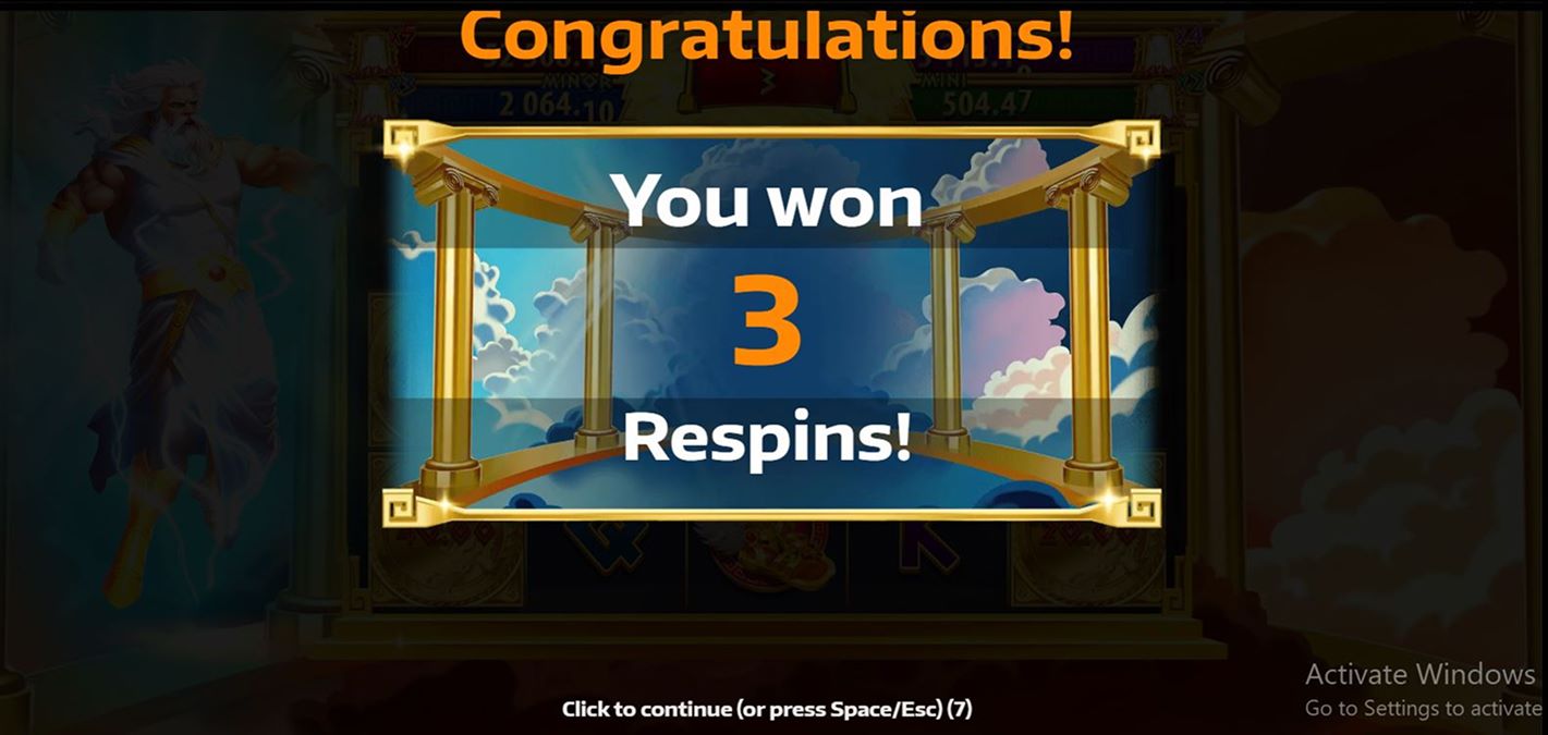 power of zeus bonus feature 1
