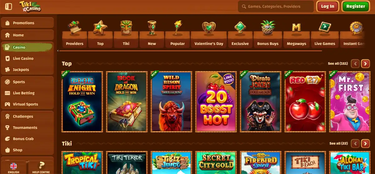 Tiki Casino Slots