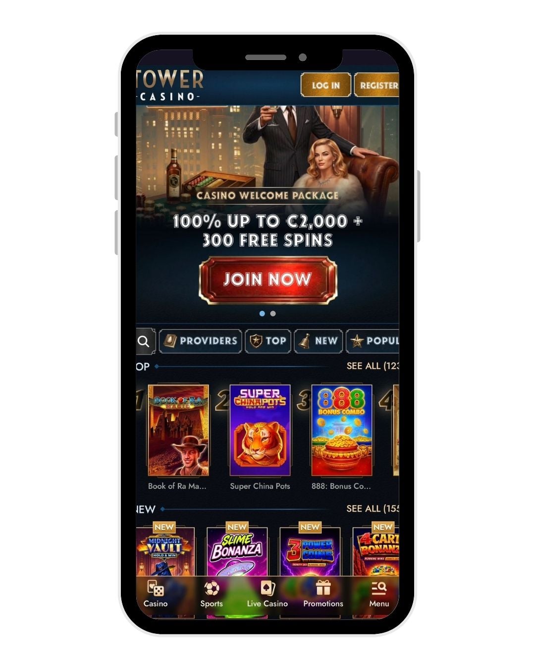 tower-casino-mobile-home