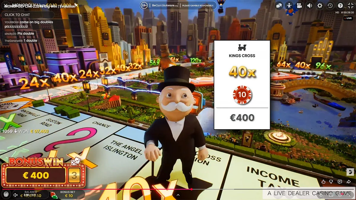 Monopoly live Train