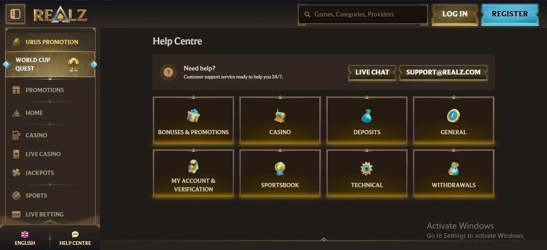 realz-casino-help-centre